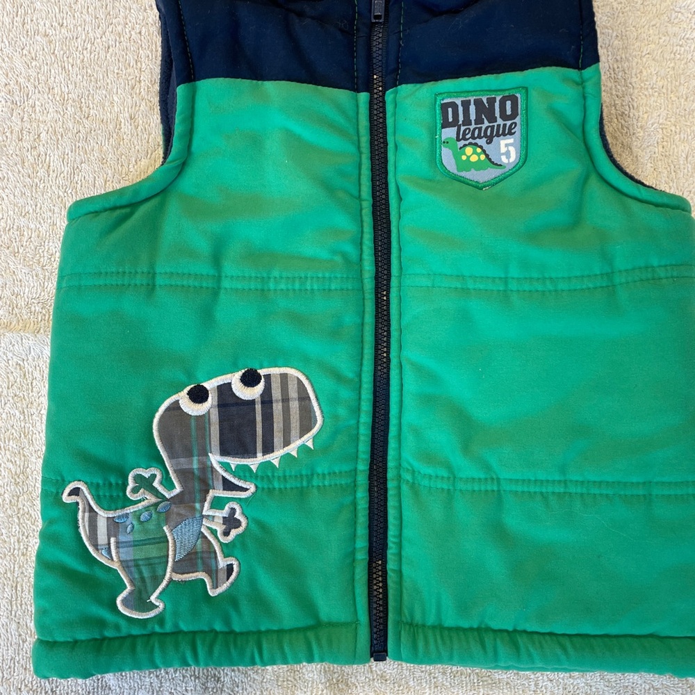 Green Dino League Kids Vest